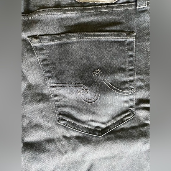AG Adriano Goldschmied The Protege Denim Jeans Stretch Fabric Grey Straight Leg - Picture 10 of 12